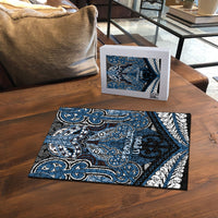 Aotearoa Iwi Ngati Mutunga Puzzle Maori Kowhaiwhai Pattern