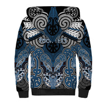 Aotearoa Iwi Ngati Mutunga Personalised Sherpa Hoodie Maori Kowhaiwhai Pattern