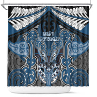 Aotearoa Iwi Ngati Mutunga Shower Curtain Maori Kowhaiwhai Pattern