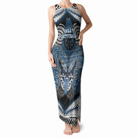 Aotearoa Iwi Ngati Mutunga Personalised Tank Maxi Dress Maori Kowhaiwhai Pattern