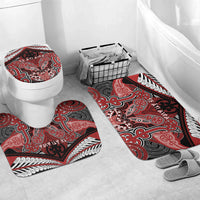 Aotearoa Iwi Te Ati Awa Bathroom Set Maori Kowhaiwhai Pattern