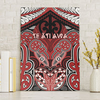 Aotearoa Iwi Te Ati Awa Canvas Wall Art Maori Kowhaiwhai Pattern