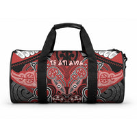 Aotearoa Iwi Te Ati Awa Duffle Bag Maori Kowhaiwhai Pattern