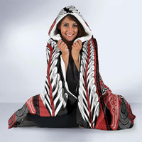 Aotearoa Iwi Te Ati Awa Hooded Blanket Maori Kowhaiwhai Pattern