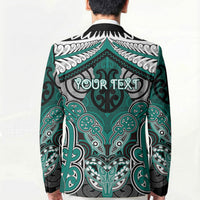 Aotearoa Iwi Ngati Maru Personalised Blazer Maori Kowhaiwhai Pattern