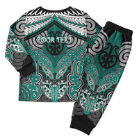 Aotearoa Iwi Ngati Maru Personalised Christmas Pajama Set Maori Kowhaiwhai Pattern