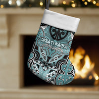Aotearoa Iwi Ngati Paoa Personalised Christmas Stocking Maori Kowhaiwhai Pattern