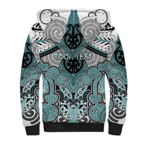 Aotearoa Iwi Ngati Paoa Personalised Sherpa Hoodie Maori Kowhaiwhai Pattern