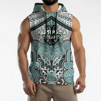 Aotearoa Iwi Ngati Paoa Personalised Sleeveless Hoodie Maori Kowhaiwhai Pattern
