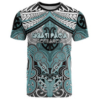 Aotearoa Iwi Ngati Paoa Personalised T Shirt Maori Kowhaiwhai Pattern