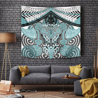 Aotearoa Iwi Ngati Paoa Tapestry Maori Kowhaiwhai Pattern