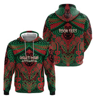 Aotearoa Iwi Ngati Hine Personalised Hoodie Maori Kowhaiwhai Pattern