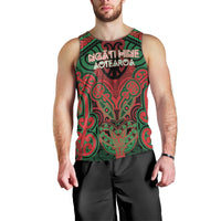 Aotearoa Iwi Ngati Hine Personalised Men Tank Top Maori Kowhaiwhai Pattern