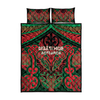 Aotearoa Iwi Ngati Hine Quilt Bed Set Maori Kowhaiwhai Pattern