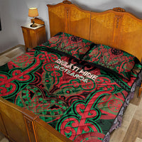 Aotearoa Iwi Ngati Hine Quilt Bed Set Maori Kowhaiwhai Pattern