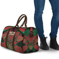 Aotearoa Iwi Ngati Hine Travel Bag Maori Kowhaiwhai Pattern