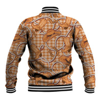 Brown Hawaii Palaka Cowboy Baseball Jacket Hawaiian Paniolo Festival Spirit LT19 - Polynesian Pride