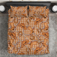Brown Hawaii Palaka Cowboy Bedding Set Hawaiian Paniolo Festival Spirit LT19 Brown - Polynesian Pride