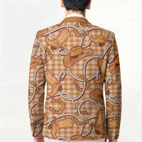 Brown Hawaii Palaka Cowboy Blazer Hawaiian Paniolo Festival Spirit LT19 - Polynesian Pride