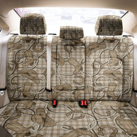 Beige Hawaii Palaka Cowboy Back Car Seat Cover Hawaiian Paniolo Festival Spirit LT19 - Polynesian Pride
