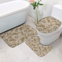 Beige Hawaii Palaka Cowboy Bathroom Set Hawaiian Paniolo Festival Spirit LT19 - Polynesian Pride