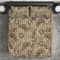 Beige Hawaii Palaka Cowboy Bedding Set Hawaiian Paniolo Festival Spirit LT19 Beige - Polynesian Pride