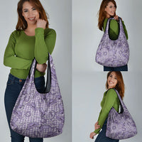 Purple Hawaii Palaka Cowboy Grocery Bag Hawaiian Paniolo Festival Spirit LT19 - Polynesian Pride