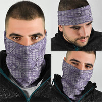 Purple Hawaii Palaka Cowboy Neck Gaiter Hawaiian Paniolo Festival Spirit LT19 - Polynesian Pride