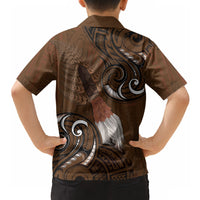 New Zealand Taiaha Hawaiian Shirt Maori Weapon Silver Fern Maori Pattern LT22 - Polynesian Pride