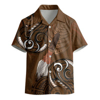 New Zealand Taiaha Kid Hawaiian Shirt Maori Weapon Silver Fern Maori Pattern LT22 - Polynesian Pride