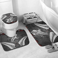 New Zealand Weka Personalised Bathroom Set Aotearoa Hen Silver Fern Maori Pattern