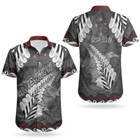 New Zealand Weka Personalised Couples Matching Mermaid Dress and Hawaiian Shirt Aotearoa Hen Silver Fern Maori Pattern LT22 - Polynesian Pride