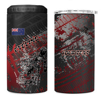 Personalised Cycling New Zealand 4 in 1 Can Cooler Tumbler Aotearoa Pride Sportswear