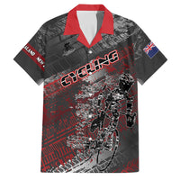 Personalised Cycling New Zealand Family Matching Off Shoulder Maxi Dress and Hawaiian Shirt Aotearoa Pride Sportswear