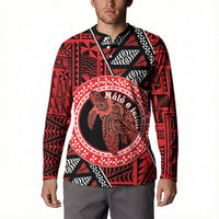 Personalised Tonga Language Week Button Sweatshirt Heilala Turtle Malo E Lelei