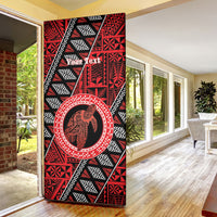 Personalised Tonga Language Week Door Cover Heilala Turtle Malo E Lelei
