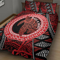 Tonga Language Week Quilt Bed Set Heilala Turtle Malo E Lelei