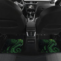 Kiwi New Zealand Personalised Car Mats Aotearoa Map Silver Fern Koru Pattern