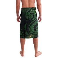 Kiwi New Zealand Personalised Lavalava Aotearoa Map Silver Fern Koru Pattern