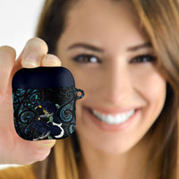 New Zealand Huia Bird AirPods Case Paua Shell Maori Pattern LT22 - Polynesian Pride