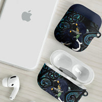 New Zealand Huia Bird AirPods Case Paua Shell Maori Pattern LT22 - Polynesian Pride