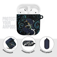 New Zealand Huia Bird AirPods Case Paua Shell Maori Pattern LT22 - Polynesian Pride