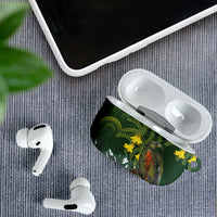 Kea Bird Kowhai New Zealand AirPods Case Mountain Landscape Maori Art