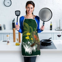 Kea Bird Kowhai New Zealand Apron Mountain Landscape Maori Art