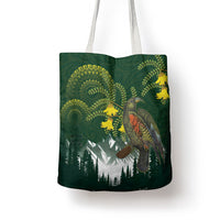 Kea Bird Kowhai New Zealand Tote Bag Mountain Landscape Maori Art
