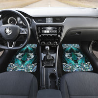 New Zealand Kotiate Weapon Car Mats Aotearoa Mango Paua Shell Maori Pattern