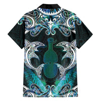 New Zealand Kotiate Weapon Hawaiian Shirt Aotearoa Mango Paua Shell Maori Pattern LT22 - Polynesian Pride