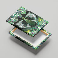 New Zealand Mere Pounamu Weapon Canvas Wall Art Aotearoa Mango Paua Shell Maori Pattern