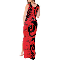New Zealand Matariki Tank Maxi Dress Maori New Year Koru Pattern