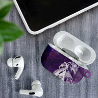 New Zealand Matariki AirPods Case Maori Manaia Galaxy Silver Fern Purple Color